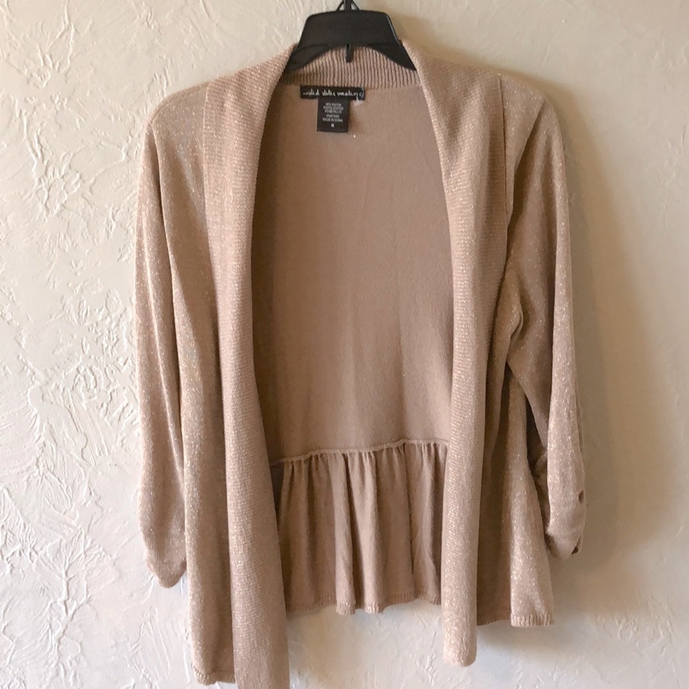 Gold Cardigan Shrug